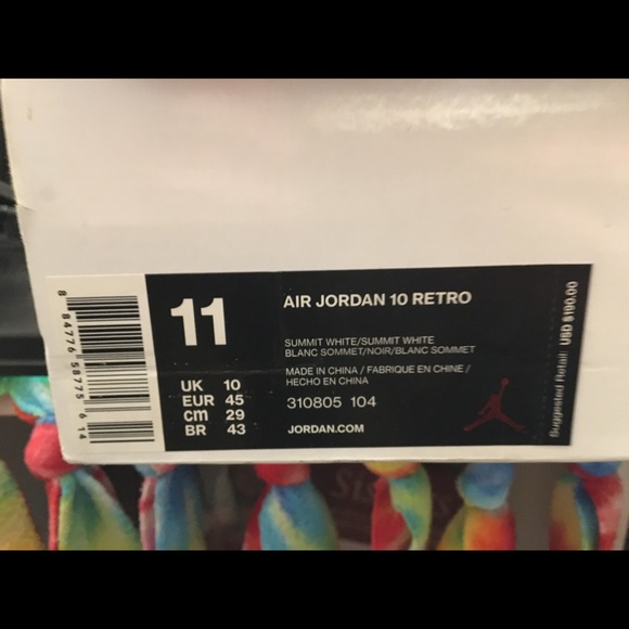 Jordan 10 IM BACK Size 11 Retro - Picture 8 of 10